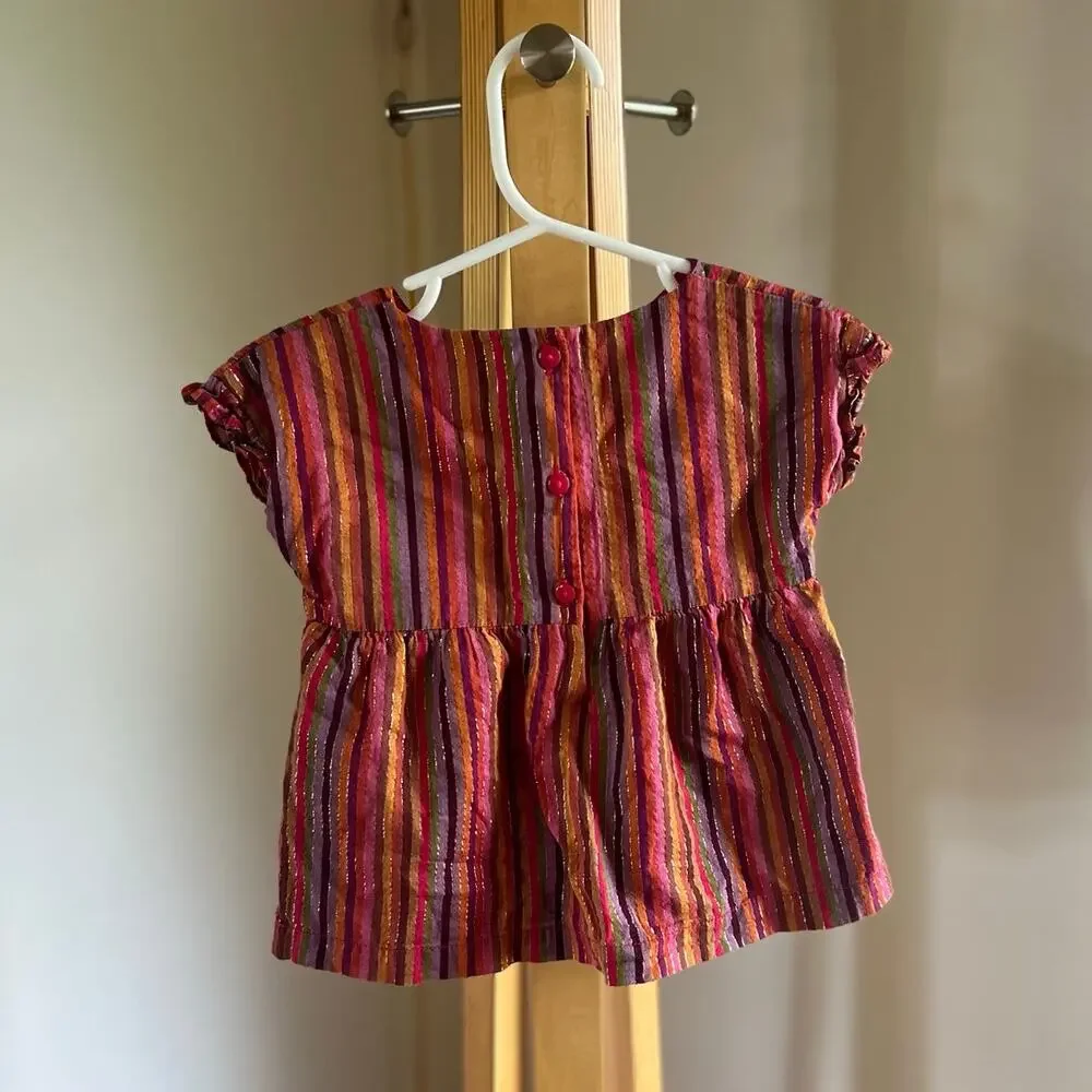 Gymboree Red Rainbow Blouse
